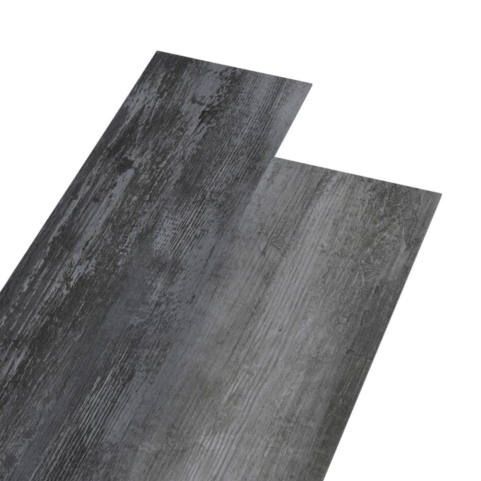 Voir la diapositive 2 : VIDAXL Planches de plancher PVC Non auto-adhesif 4,46 m^2 Gris brillant