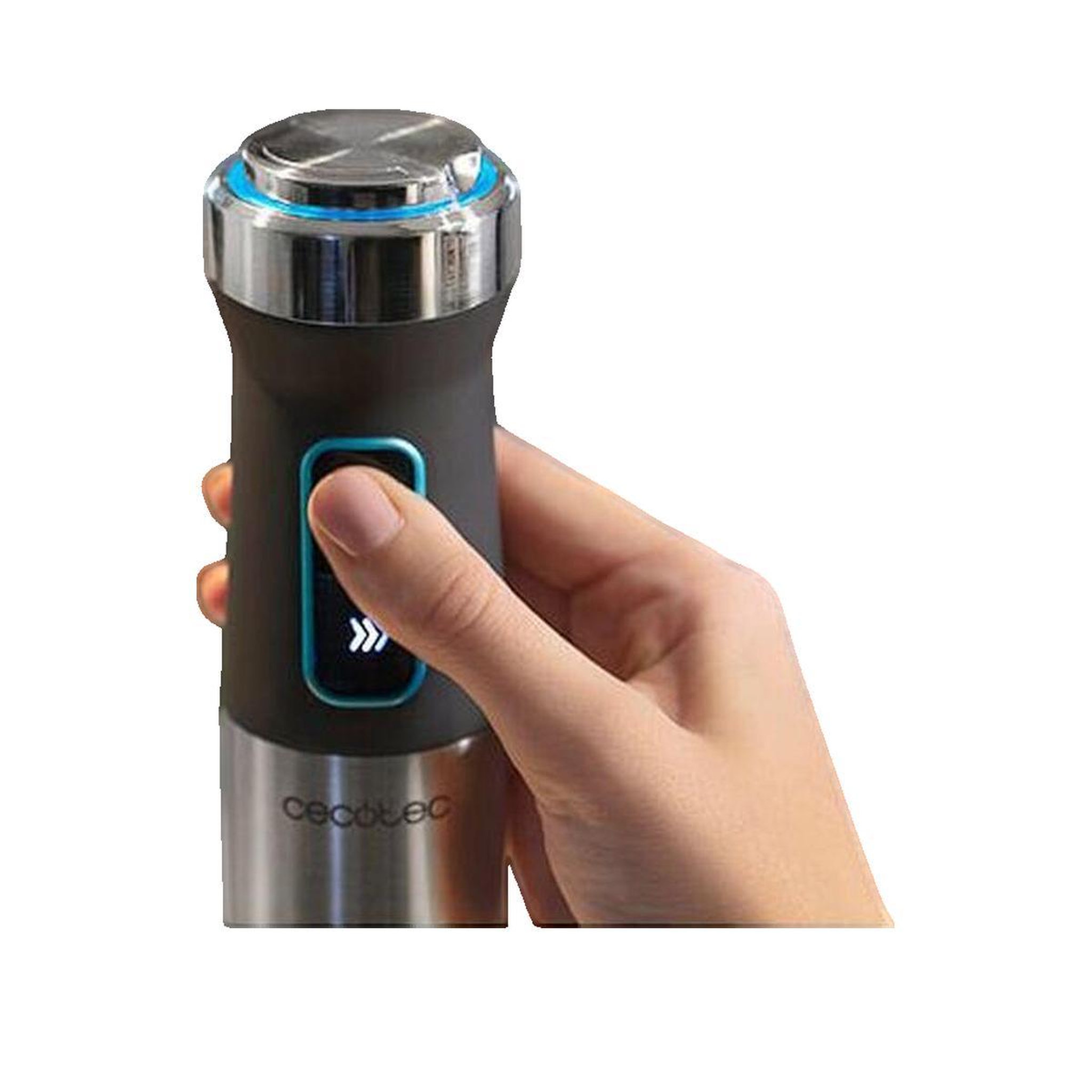 Voir la diapositive 3 : CECOTEC Mixeur plongeant Cecotec 1500 W noir avec lames en titane