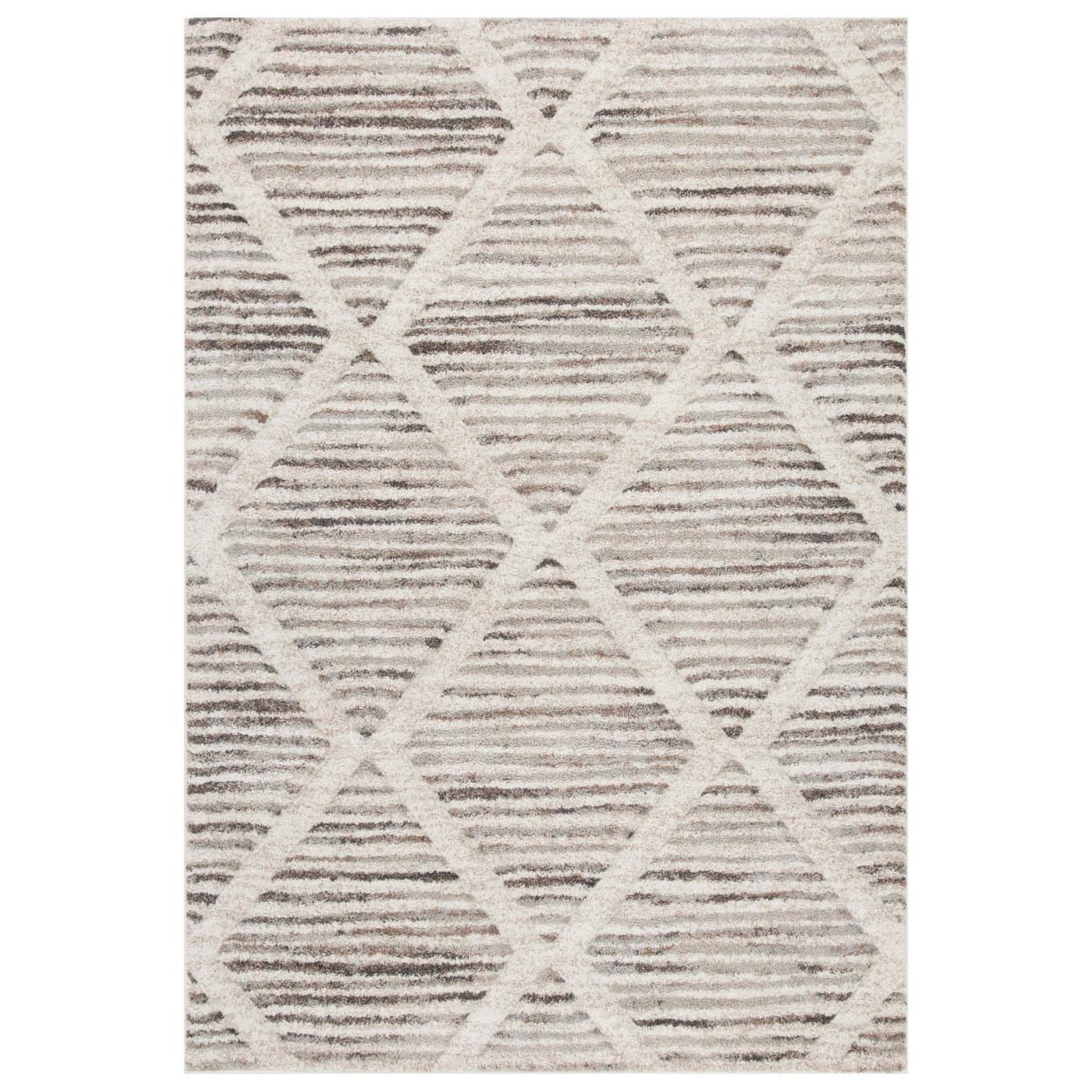 FUTURE HOME Tapis déco intérieur style berbère losanges 160x230cm