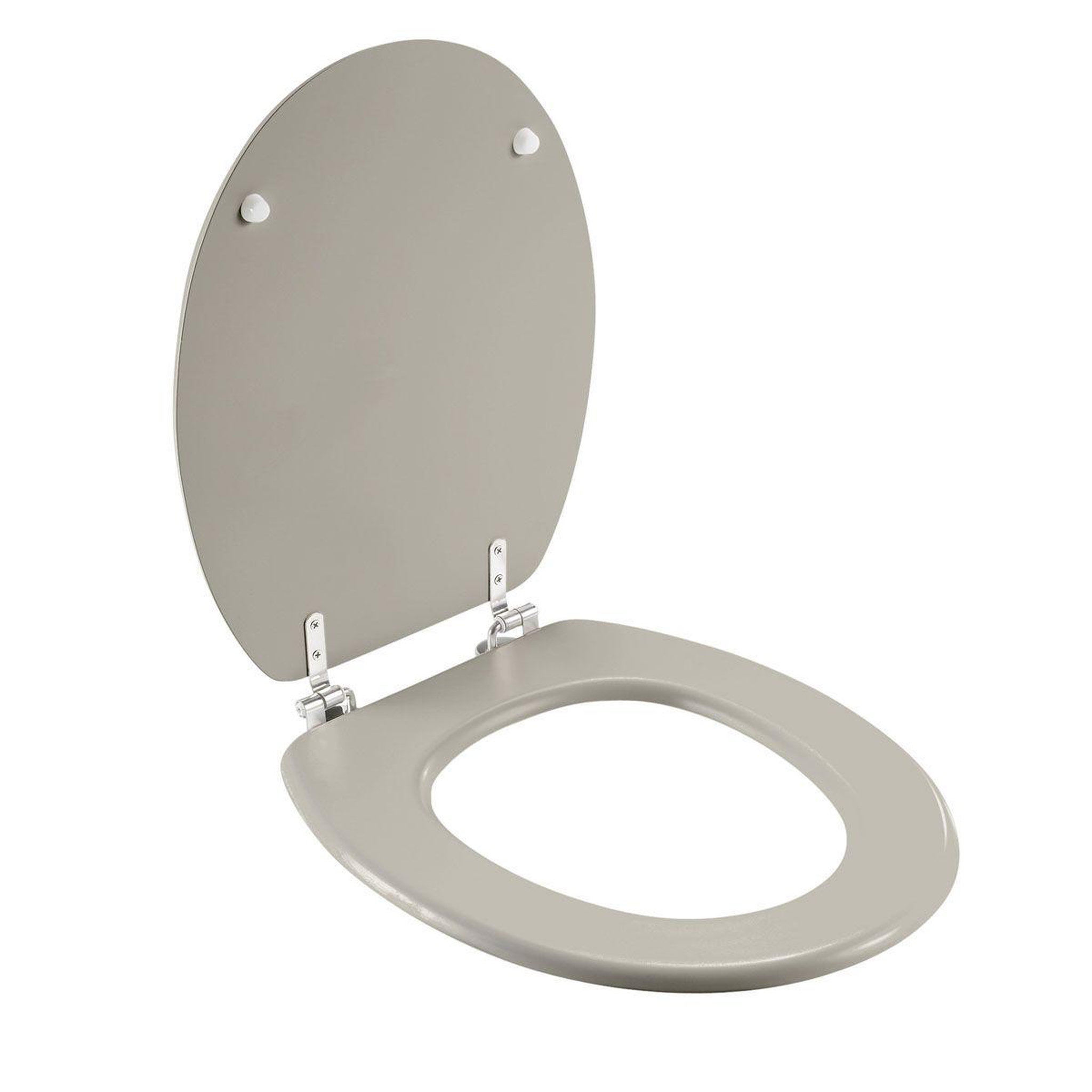 Voir la diapositive 3 : Douceur d'Intérieur Abattant wc  matteis  46cm taupe