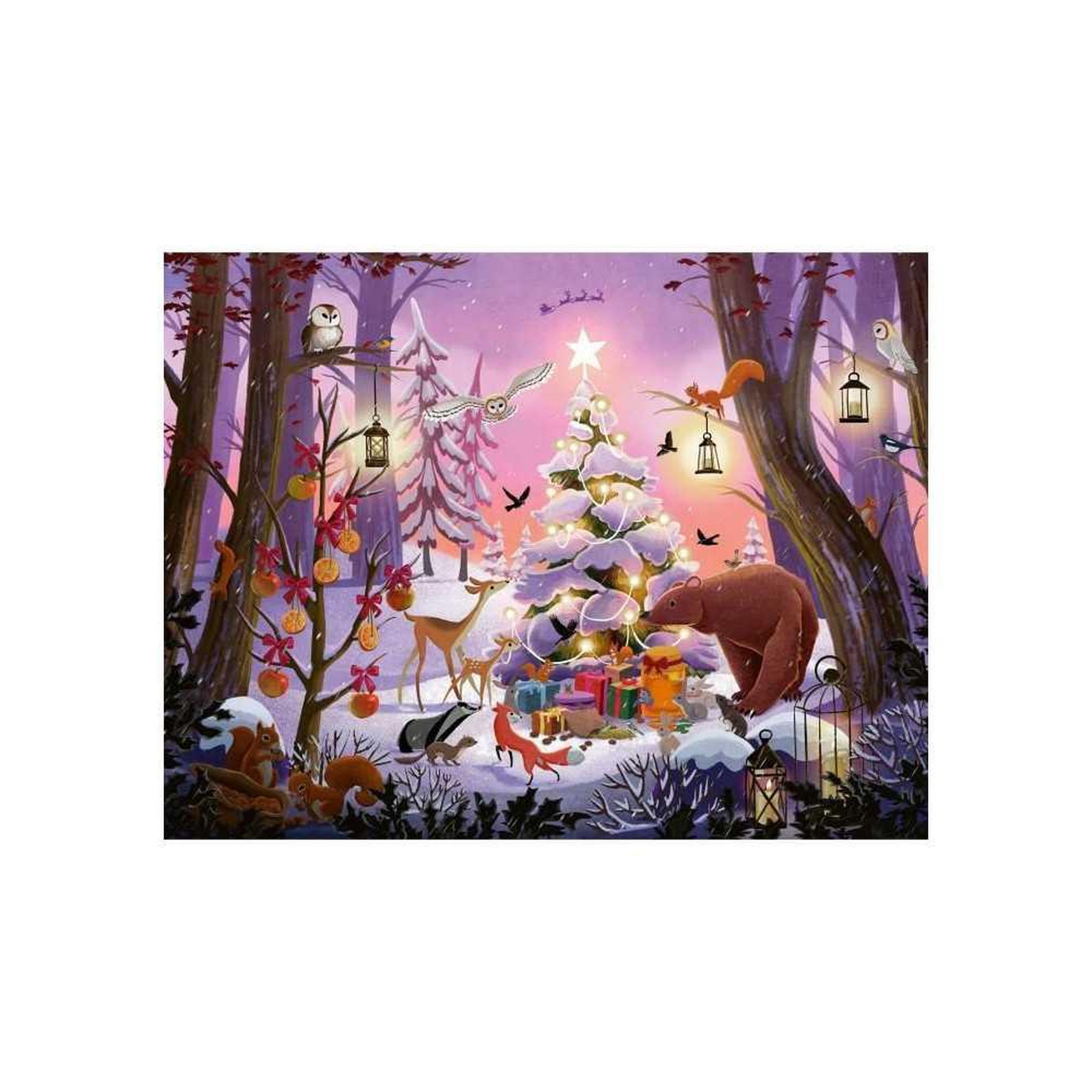 Voir la diapositive 3 : RAVENSBURGER Puzzle adulte 2000 pièces – Thème Noël – Educa