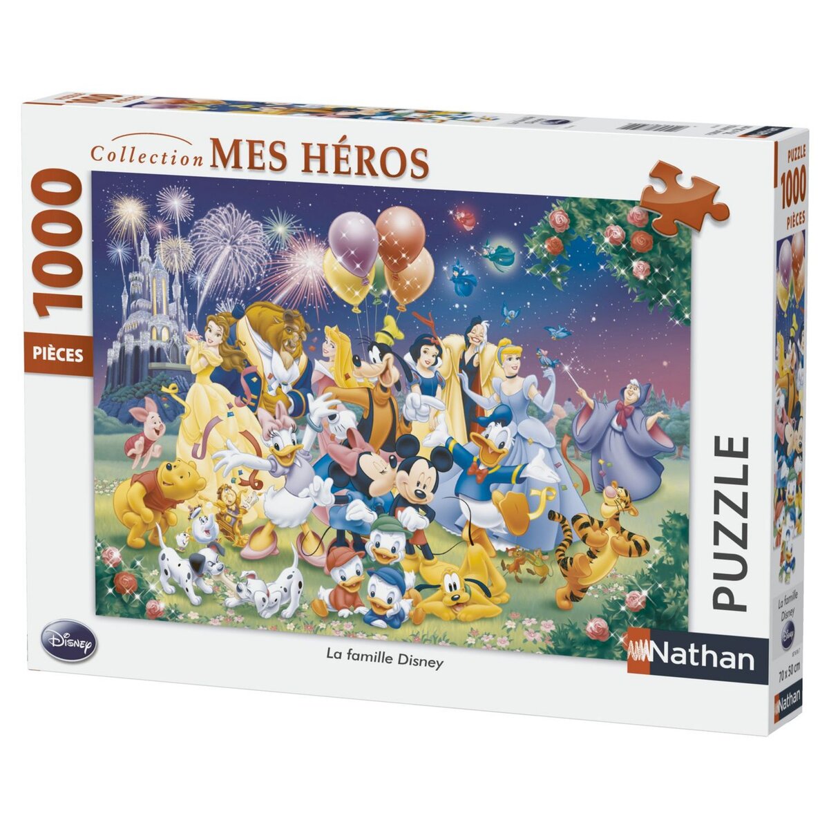 NATHAN Puzzle 1000 pièces La famille Disney