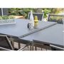 Voir la diapositive 2 : PARIS GARDEN Table de jardin 240/300x110cm gris PALERMO