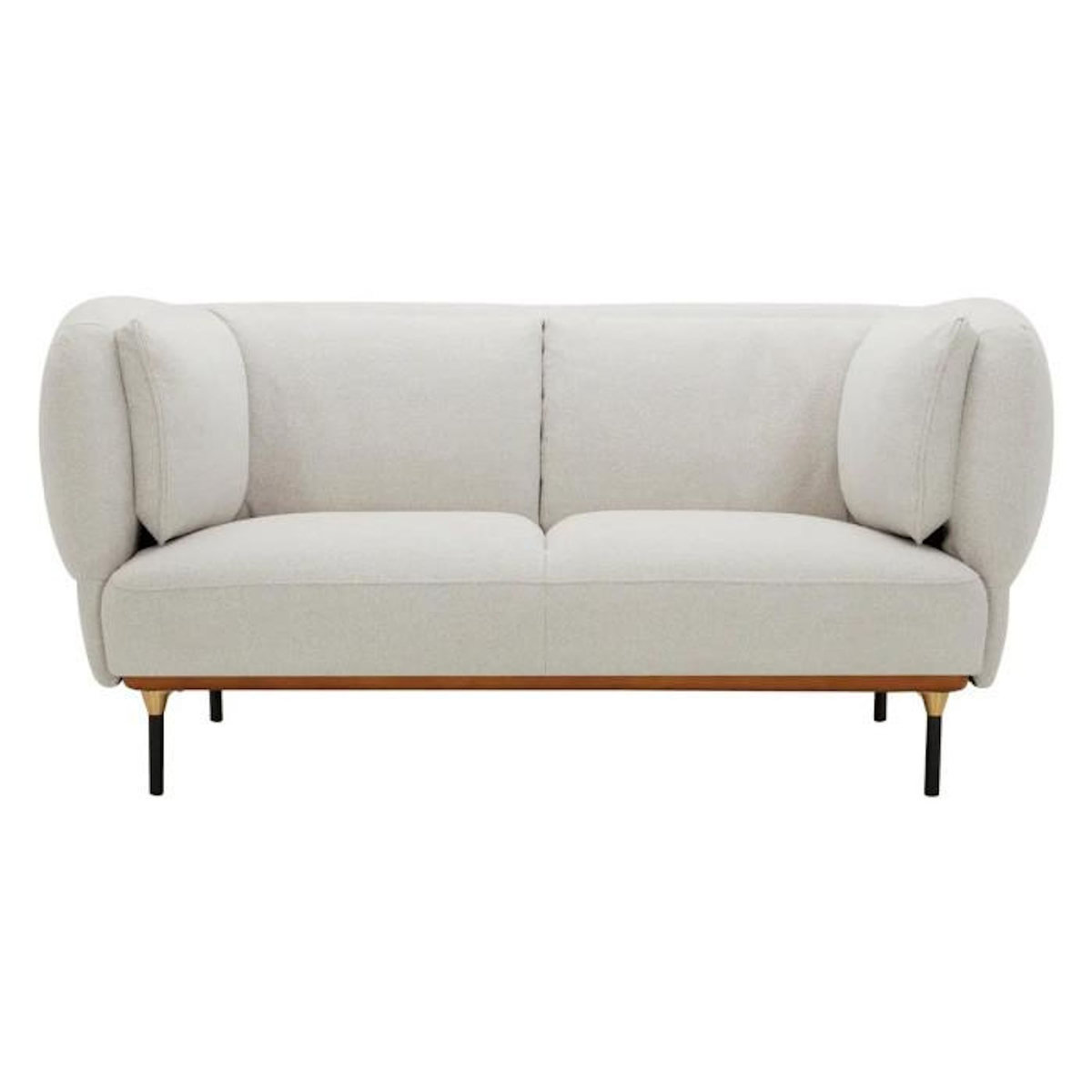 ATMOSPHERA Canapé 2 Places Design  Isée  172cm Gris Clair