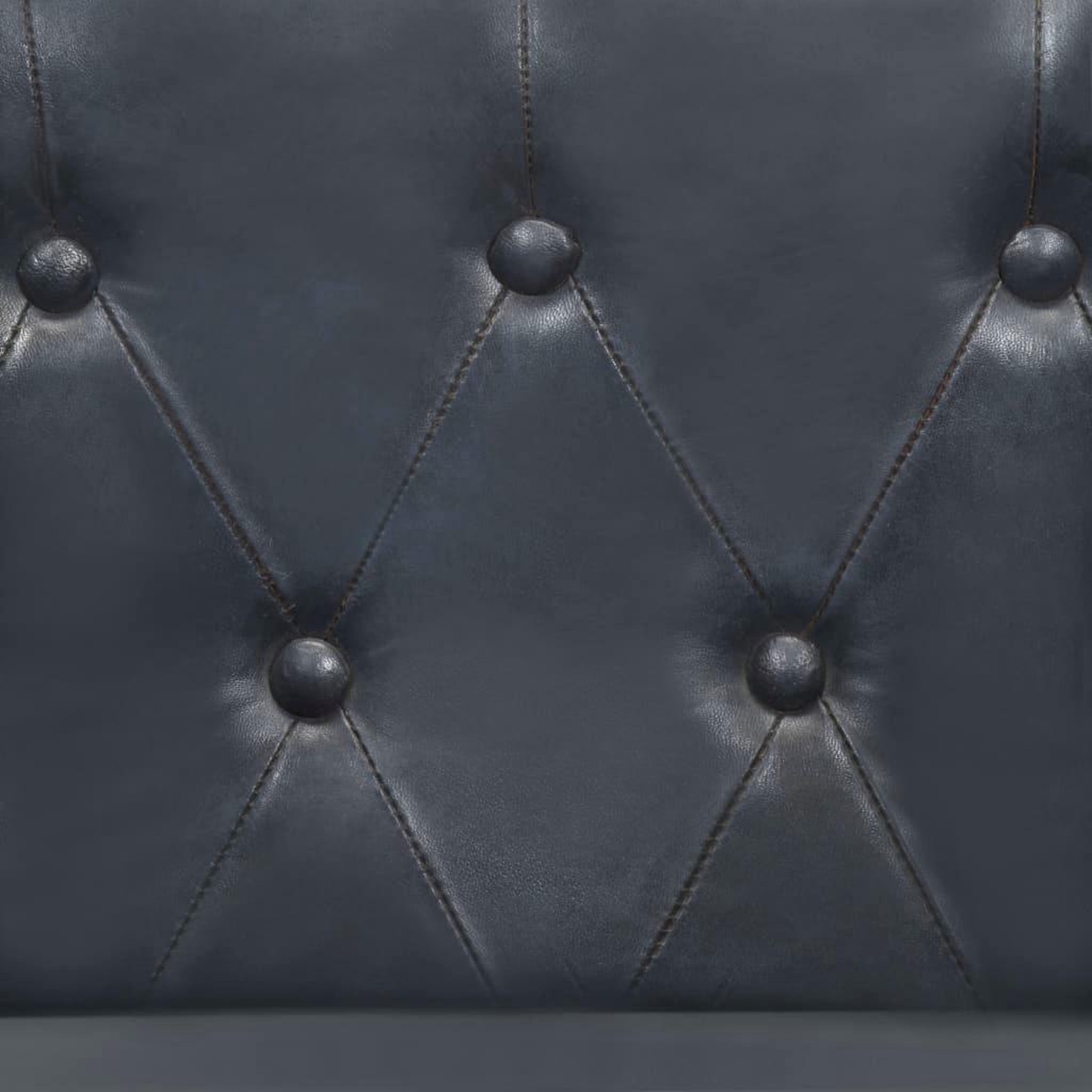Voir la diapositive 5 : VIDAXL Chaise cabriolet gris cuir veritable