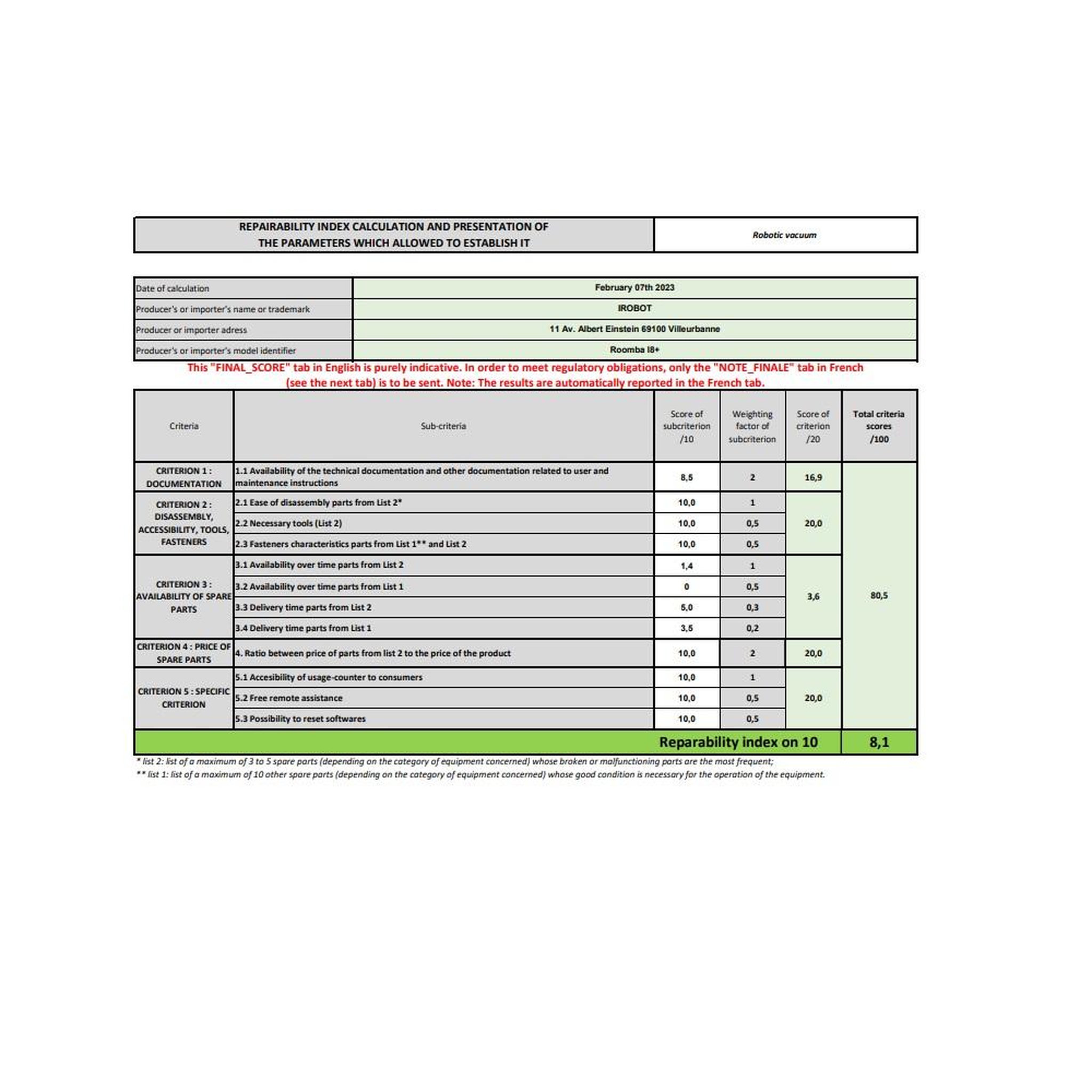 Voir la diapositive 3 : IROBOT Aspirateur/laveur robot connecté - I857840