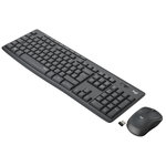 Logitech Logitech MK295 Silent Wireless Combo clavier Souris incluse USB QWERTY Italien Graphite