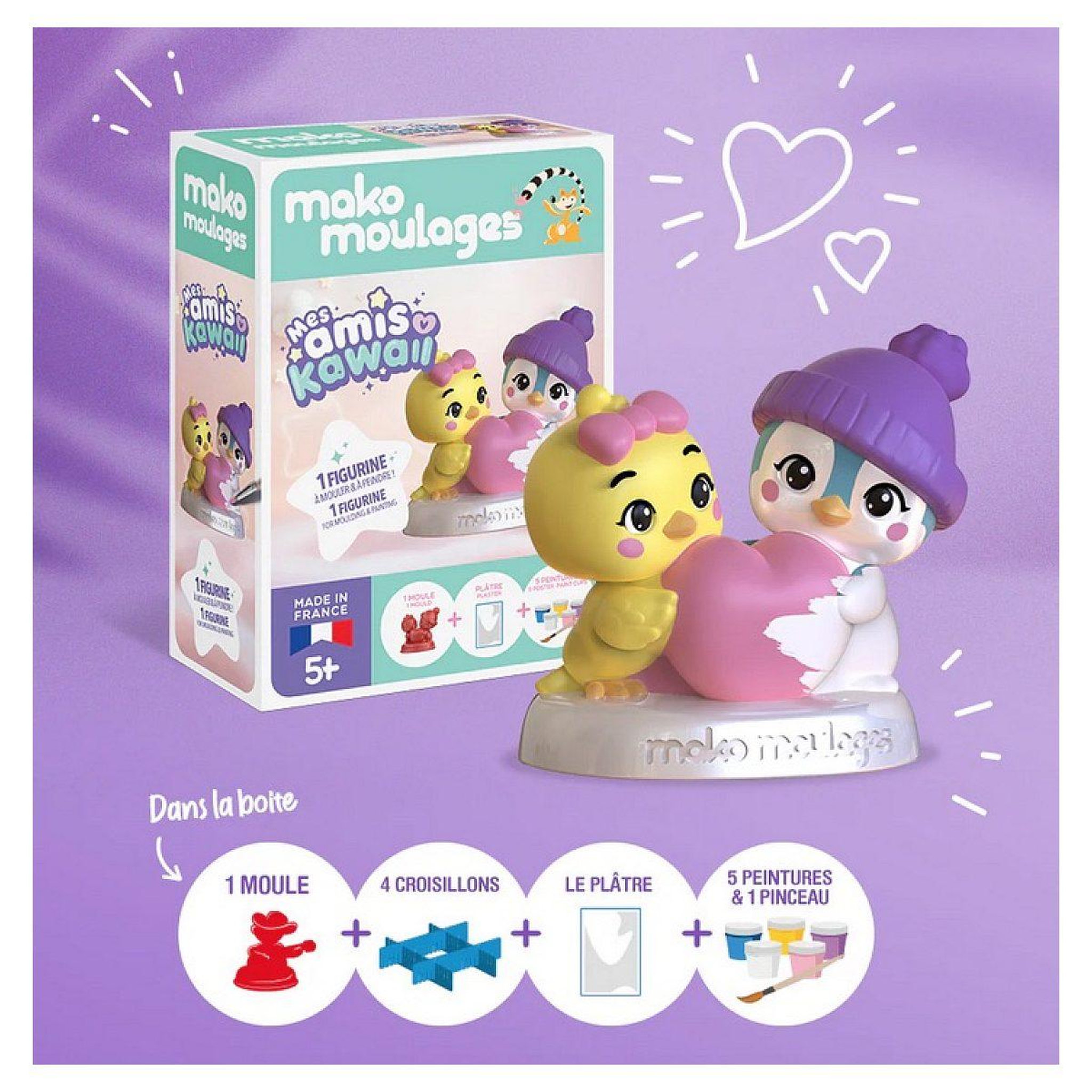 Voir la diapositive 3 : Mako Creations Mako moulages - mes amis kawaii