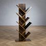 Voir la diapositive 3 : IDIMEX Étagère JULES en forme d'arbre, en bois