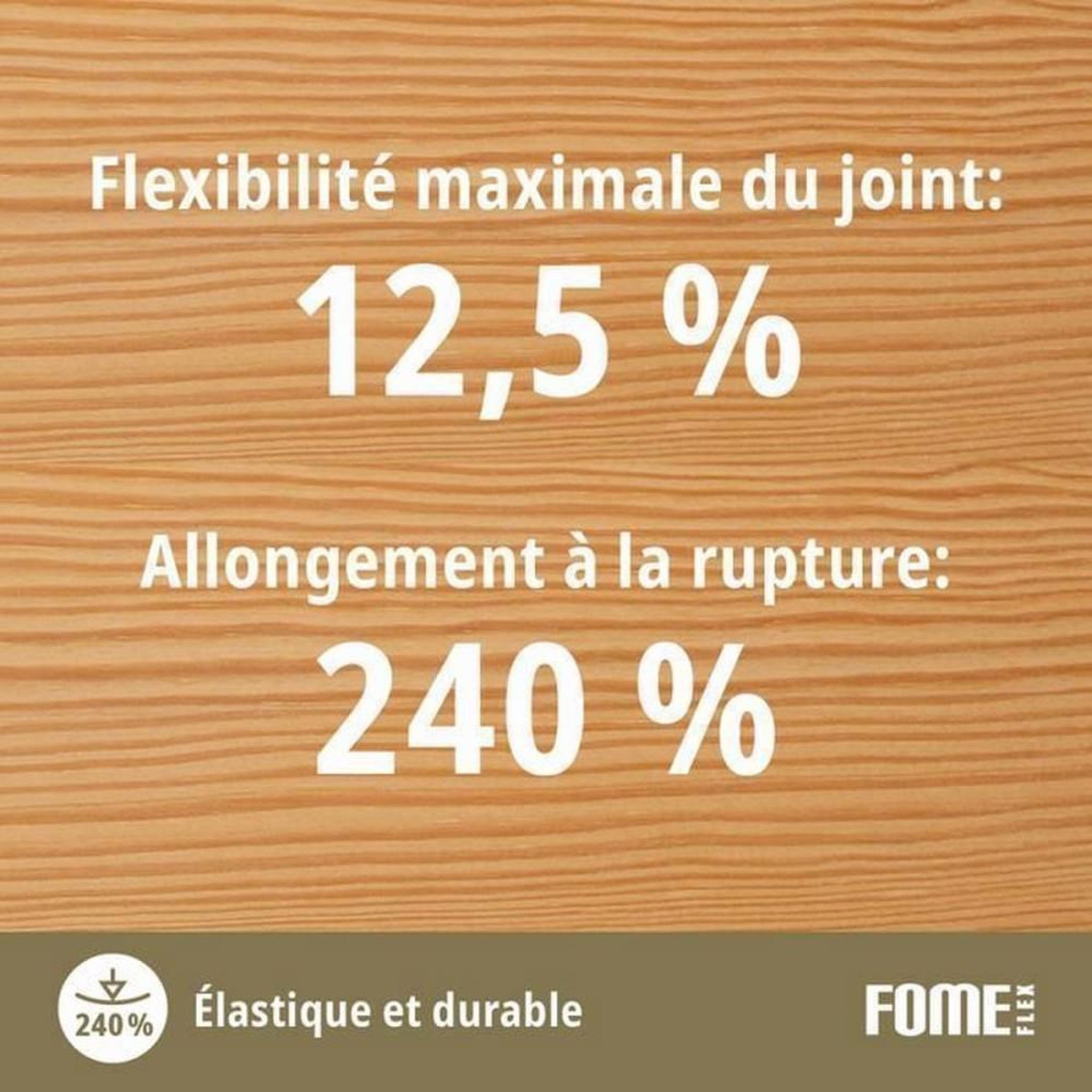 Voir la diapositive 4 : Mastic acrylique monocomposant pour parquet pin à finition satinée, bouche-fentes et joints, ponçable et peintre, sans solvant