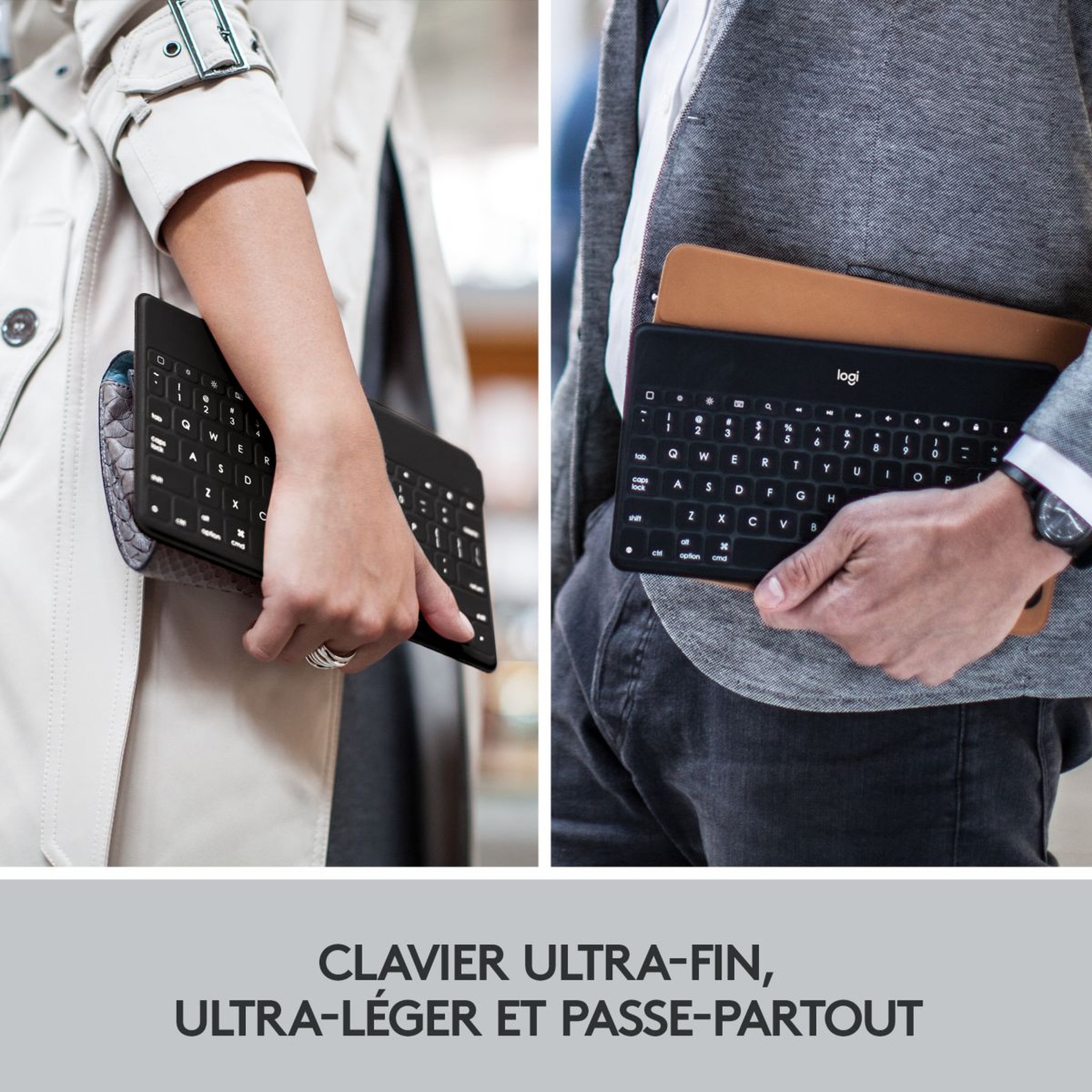 Voir la diapositive 3 : Logitech Clavier sans fil Keys To Go - Noir