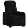 Voir la diapositive 3 : VIDAXL Fauteuil de massage inclinable Noir Tissu