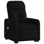 Voir la diapositive 3 : VIDAXL Fauteuil de massage inclinable Noir Tissu