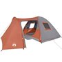 Voir la diapositive 4 : VIDAXL Tente familiale a dome 6 personnes orange impermeable