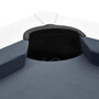 Voir la diapositive 3 : Rendez vous déco Table de billard convertible blanche tapis gris-Eddie