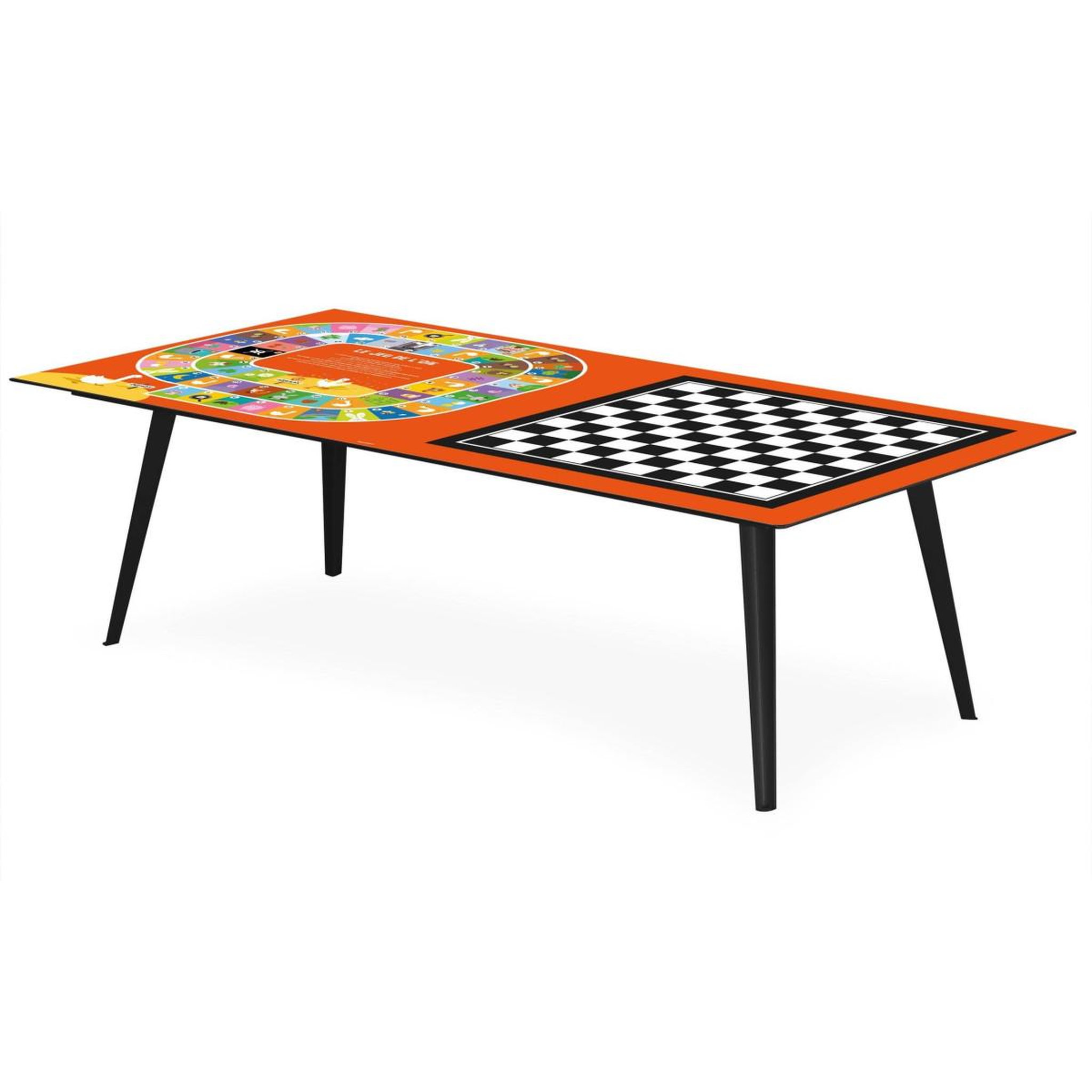Voir la diapositive 3 : Paris Prix Table basse 2 covers  kid  120cm noir