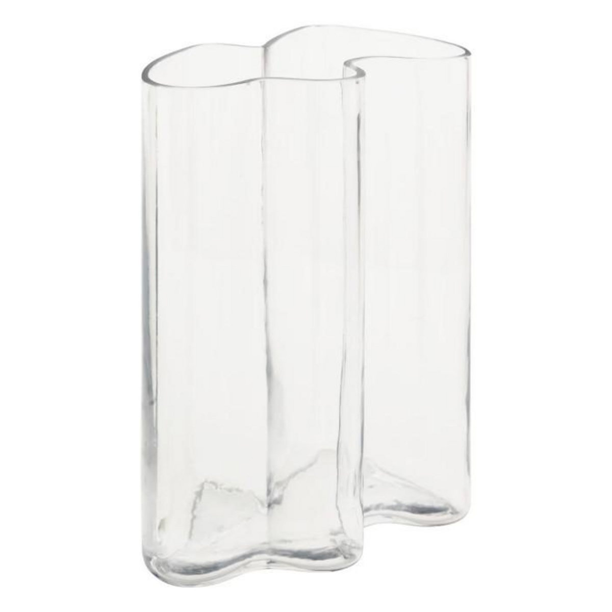 ATMOSPHERA Vase Vague en Verre  Kade  25cm Transparent