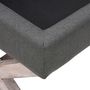 Voir la diapositive 5 : VIDAXL Tabouret de rangement Gris fonce 110x45x49 cm Tissu