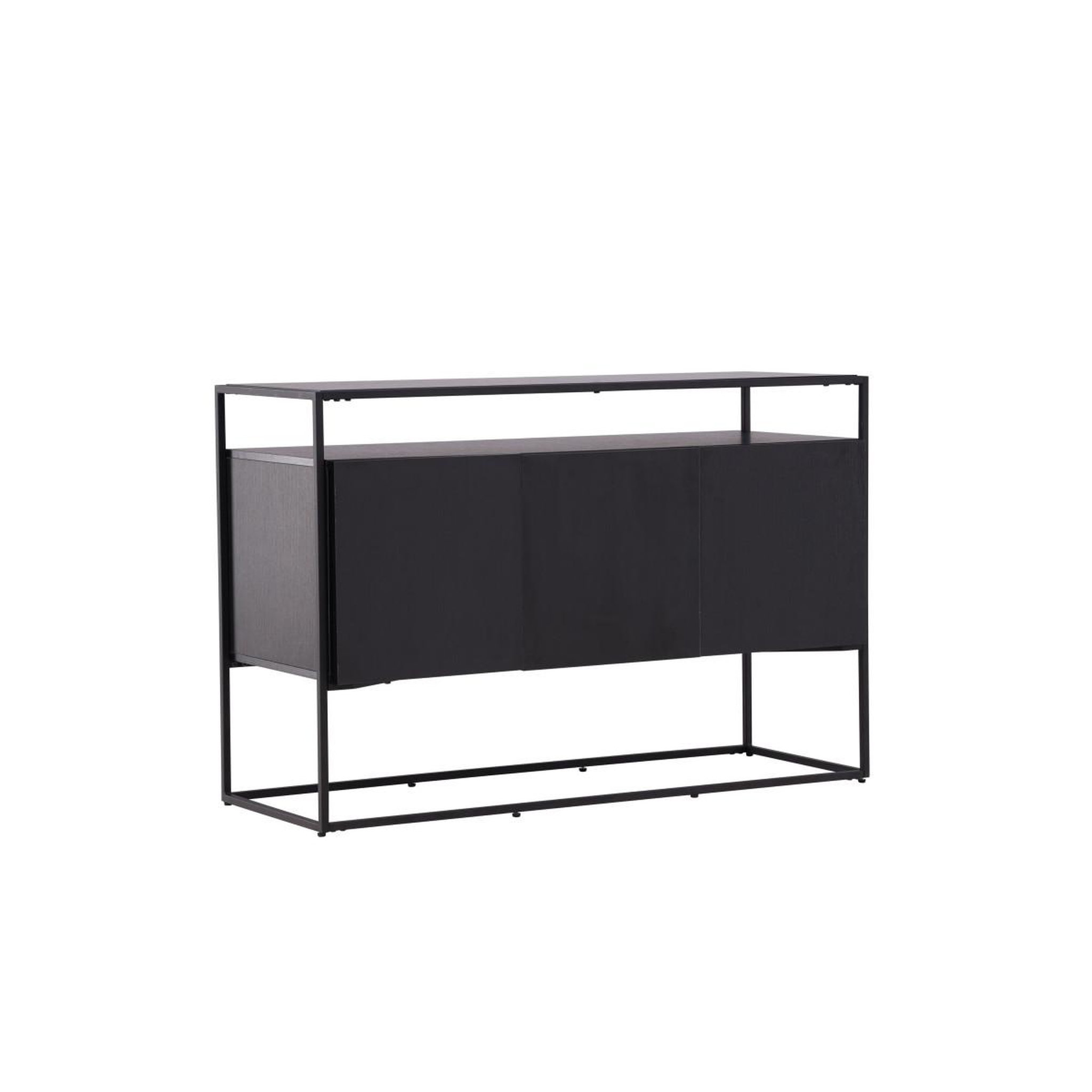 Voir la diapositive 3 : Paris Prix Buffet 3 portes en teck  kingsport  120cm noir