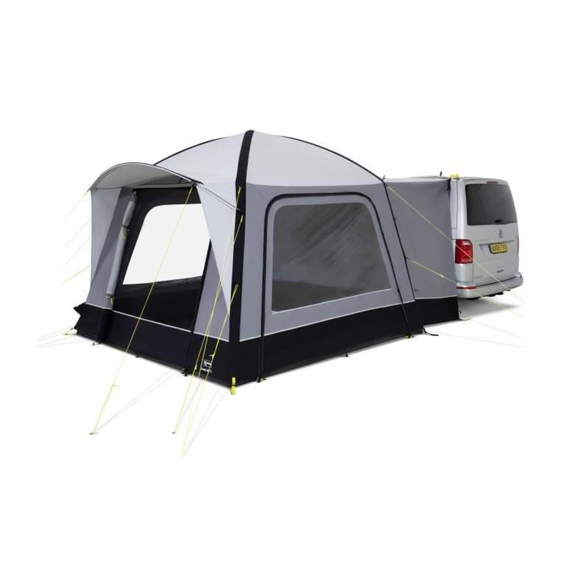 Voir la diapositive 3 : KAMPA Auvent indépendant - KAMPA - Cross Air TC - Tissu polycoton, Air Frame, tapis de sol, stores occultants, panneau moustiquaire