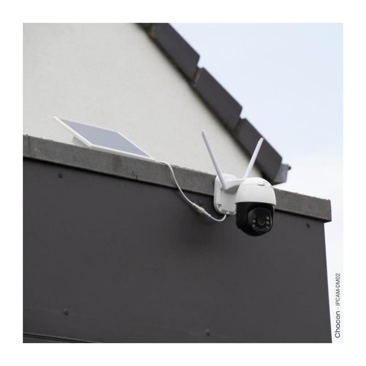 CHACON 2 caméras avec panneau solaire - CHACON - 2-IPCAM-DM02 - Extérieur - WiFi