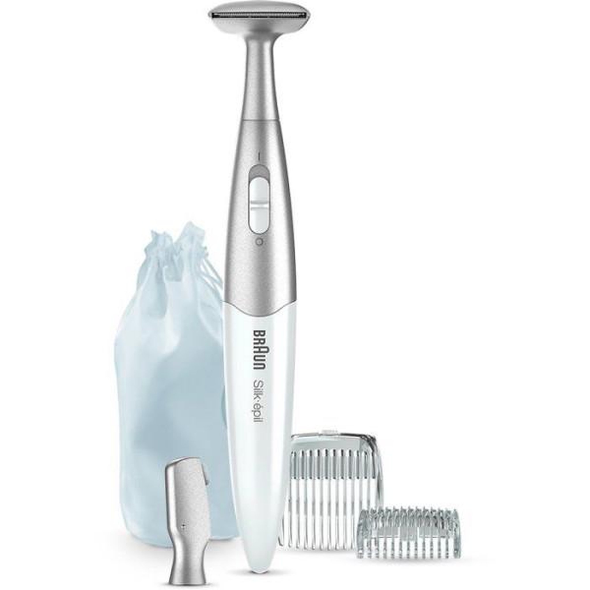 Voir la diapositive 1 : BRAUN Epilateur Electrique Tondeuse maillot - BRAUN - FG1100 - Compacte - Lames sécurisées - Zones sensibles