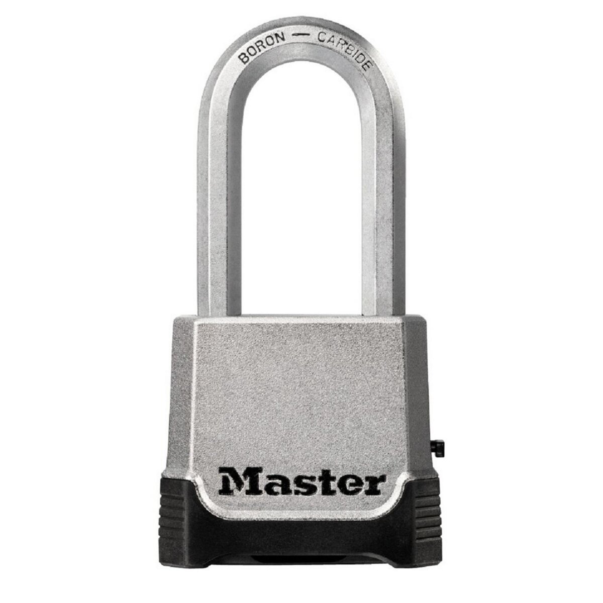 Master lock Cadenas Haute Sécurité [Combinaison et Clé] [Zinc] [Anse XL] [Extérieur] M176EURDLH