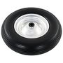 Voir la diapositive 2 : VIDAXL Roue de brouette avec axe PU solide 4.00-8 390 mm