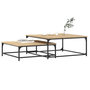 Voir la diapositive 3 : VIDAXL Tables basses gigognes 2 pcs chene sonoma bois d'ingenierie