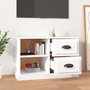 Voir la diapositive 3 : VIDAXL Meuble TV blanc 73x35,5x47,5 cm bois d'ingenierie