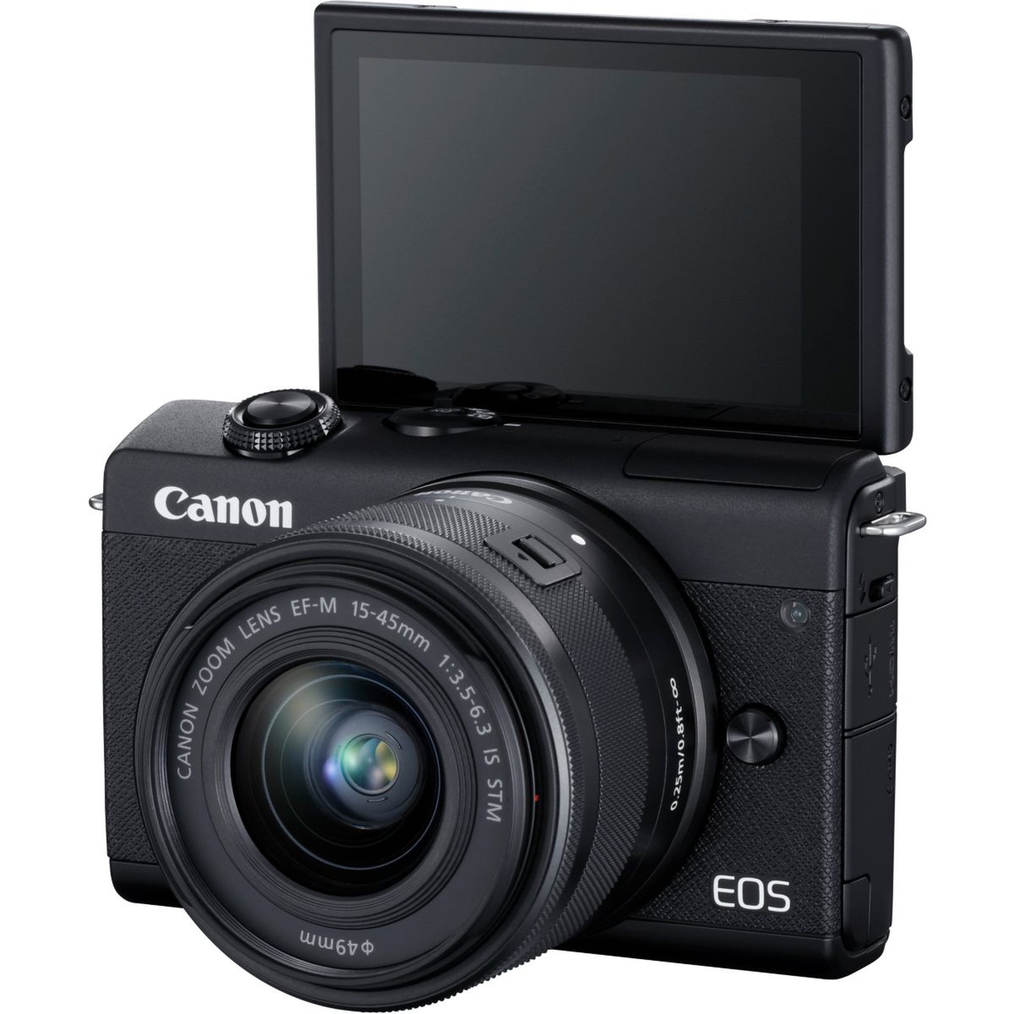 Voir la diapositive 5 : Canon Appareil photo Hybride EOS M200 Noir + EF-M 15-45mm IS STM