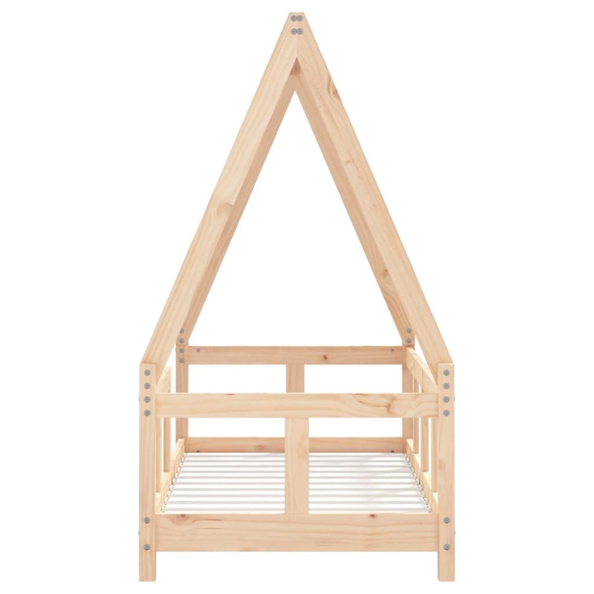 Voir la diapositive 4 : VIDAXL Cadre de lit pour enfant 70x140 cm bois de pin massif