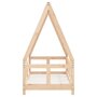 Voir la diapositive 4 : VIDAXL Cadre de lit pour enfant 70x140 cm bois de pin massif