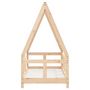 Voir la diapositive 4 : VIDAXL Cadre de lit pour enfant 70x140 cm bois de pin massif