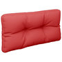 Voir la diapositive 5 : VIDAXL Coussins de palette lot de 2 rouge tissu