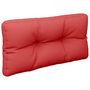 Voir la diapositive 5 : VIDAXL Coussins de palette lot de 2 rouge tissu