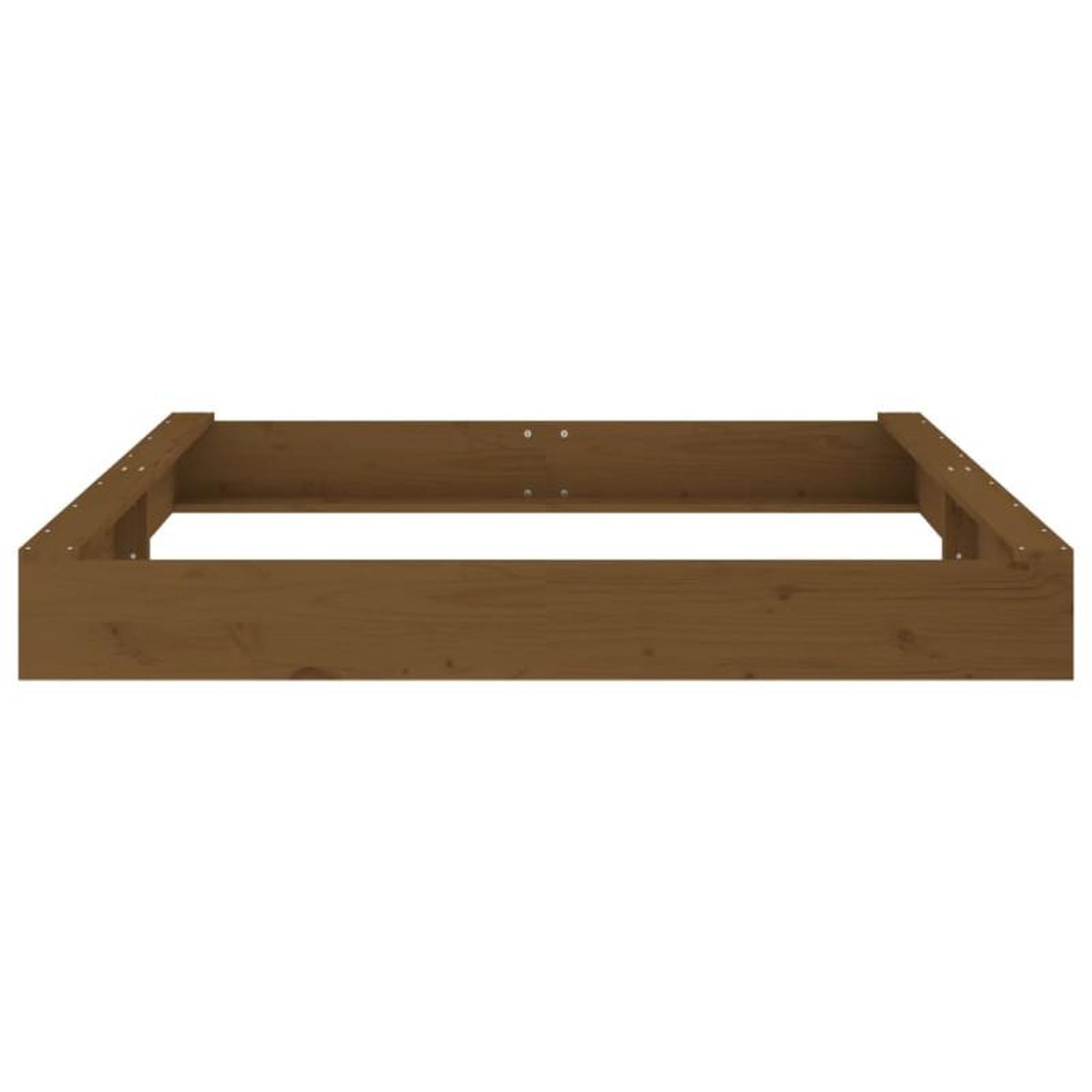 Voir la diapositive 5 : VIDAXL Bac à sable avec sièges marron miel carré bois de pin massif