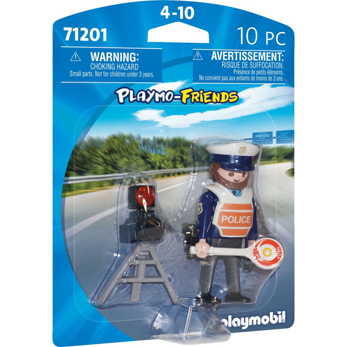 PLAYMOBIL 71201 Policier et radar 