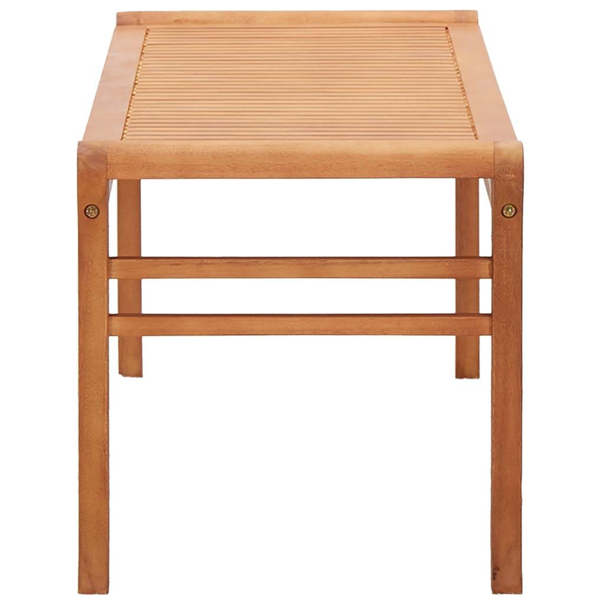 Voir la diapositive 3 : VIDAXL Banc de jardin 2 places 120 cm Bois d'eucalyptus solide