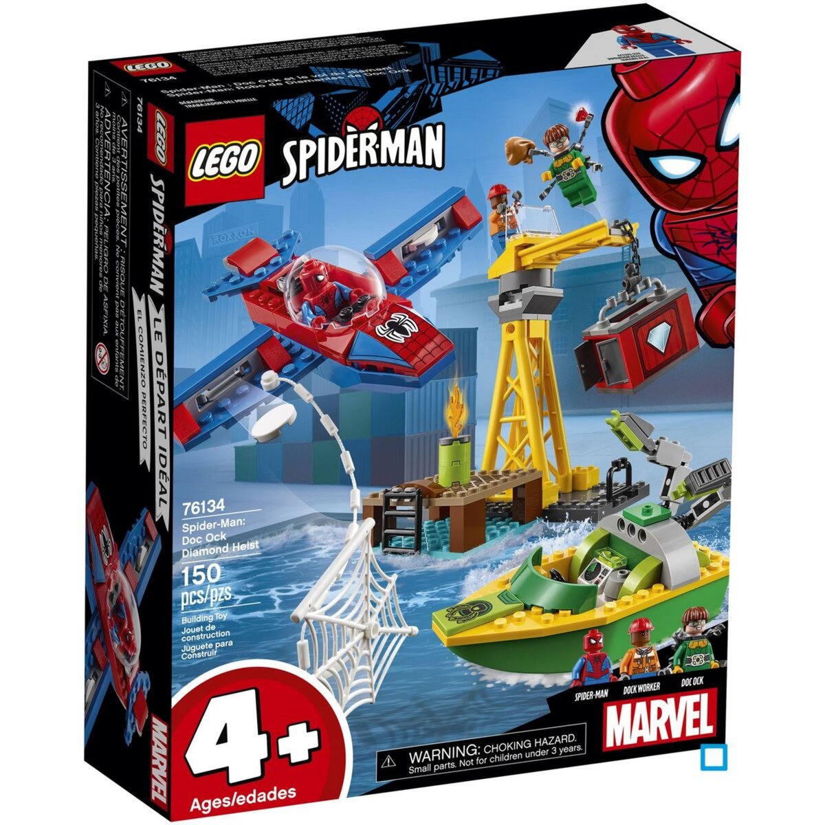 LEGO Marvel 76134 - Spider-Man : Docteur Octopus et le vol du diamant