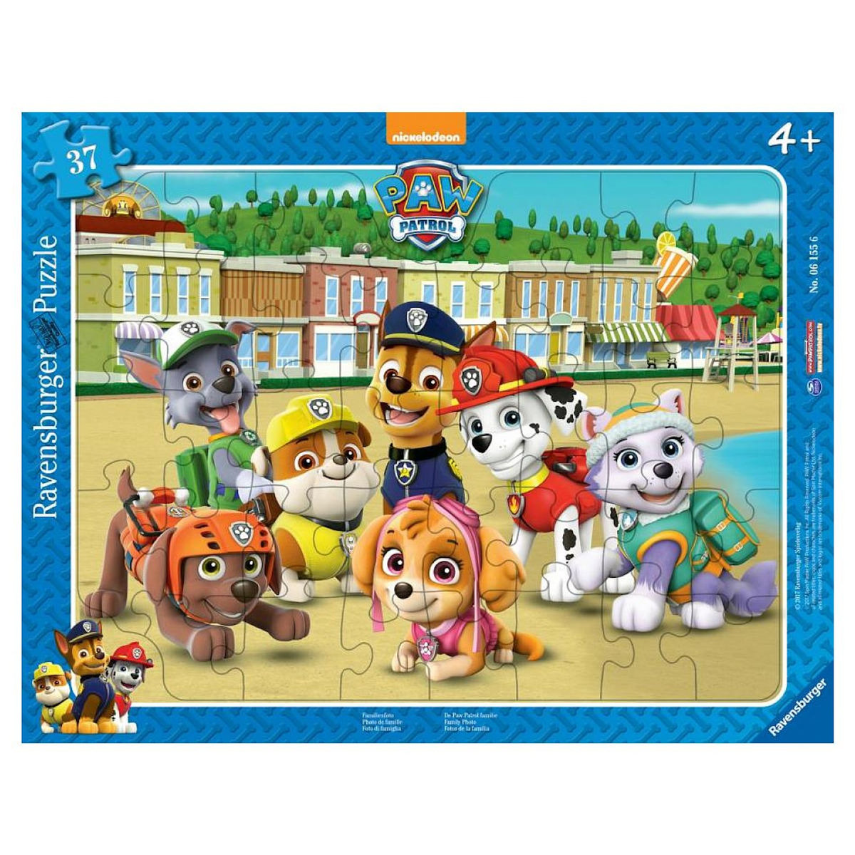 RAVENSBURGER Puzzle cadre 30-48 pieces pat'patrouille photo de famille