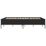 Voir la diapositive 5 : VIDAXL Cadre de lit sans matelas noir 150x200 cm