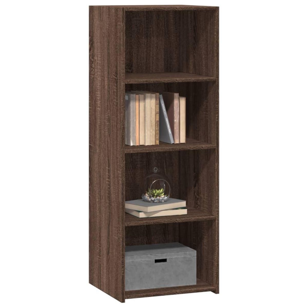 VIDAXL Buffet haut chene marron 45x41x124 cm bois d'ingenierie