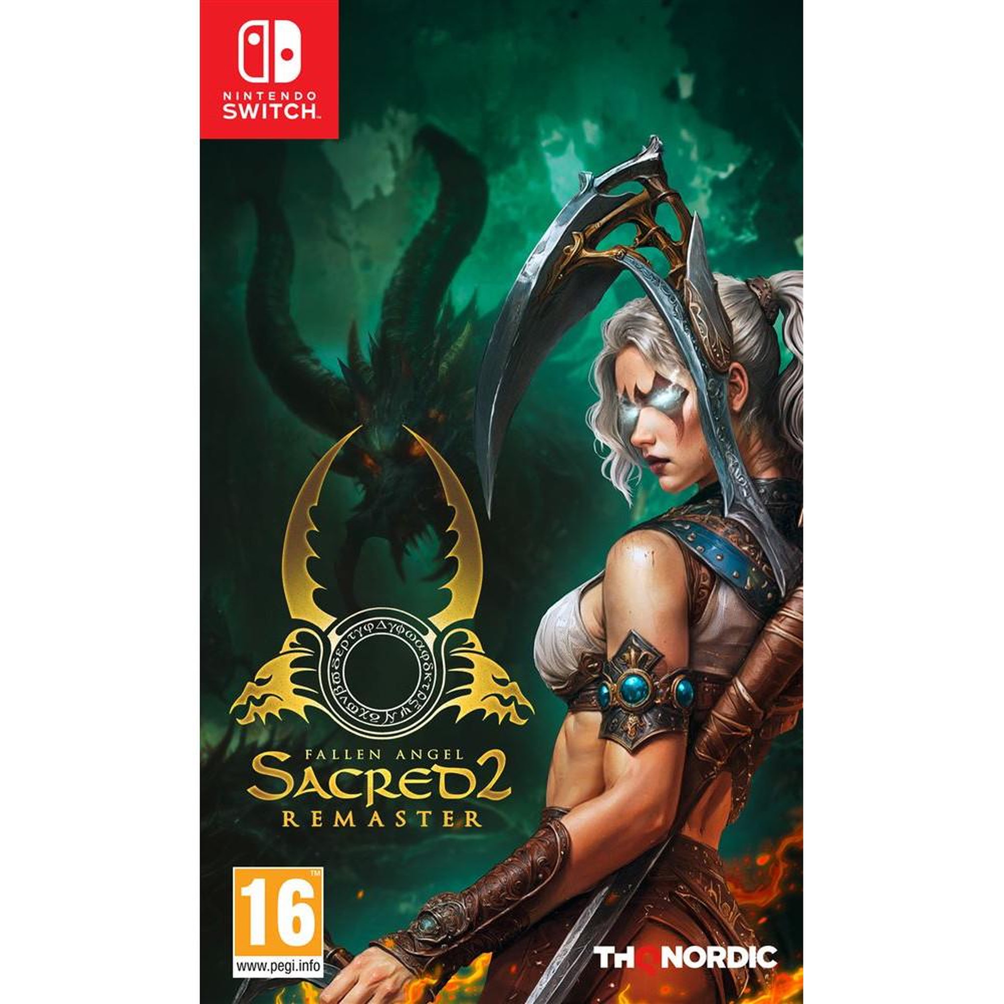 THQ NORDIC Sacred 2 remastered — jeu d'action rpg sur nintendo switch, édition européenne sans zone, 1 joueur