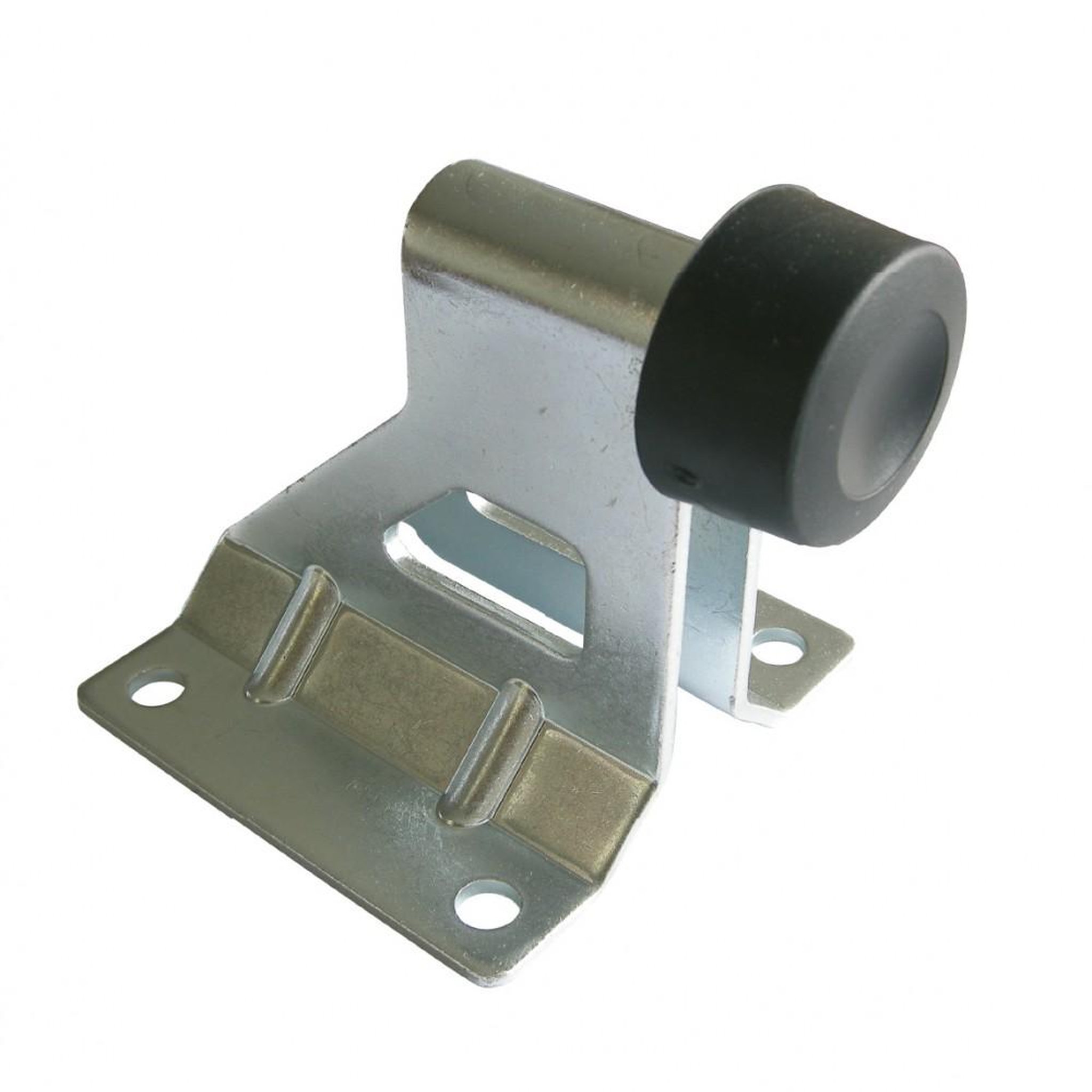 CENTRALE BRICO Butée de fin de course acier zingué, H.126 x L.110 x P.110 mm
