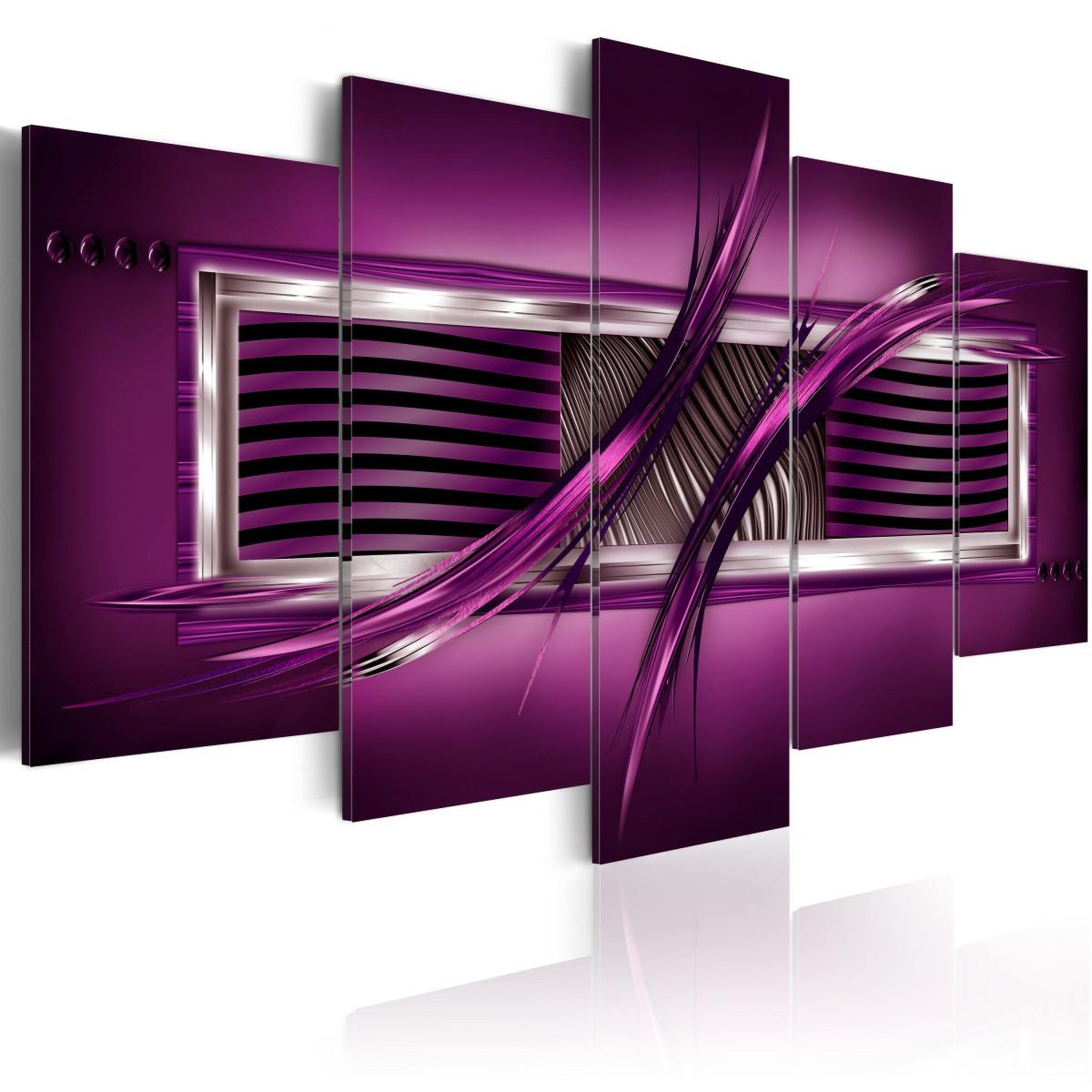 Voir la diapositive 1 : Paris Prix Tableau Imprimé  Rhythm of Purple