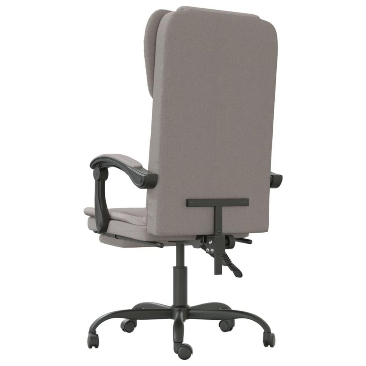VIDAXL Fauteuil inclinable de bureau Taupe Tissu