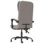 Voir la diapositive 5 : VIDAXL Fauteuil inclinable de bureau Taupe Tissu
