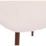 Voir la diapositive 2 : Chaise scandinave tissu bouclette LOKA