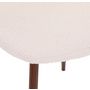 Voir la diapositive 2 : Chaise scandinave tissu bouclette LOKA